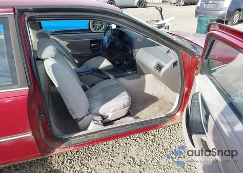 1991 Ford Thunderbird из США, поврежденный, VIN 1FAPP6049MH127858